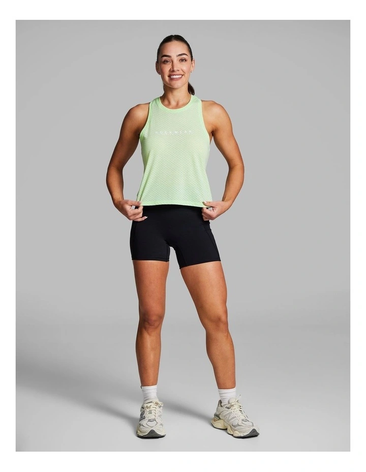 Fleur Hip Length Tank in Lime Soda image 5