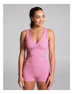Show Up Singlet in Popular Pink