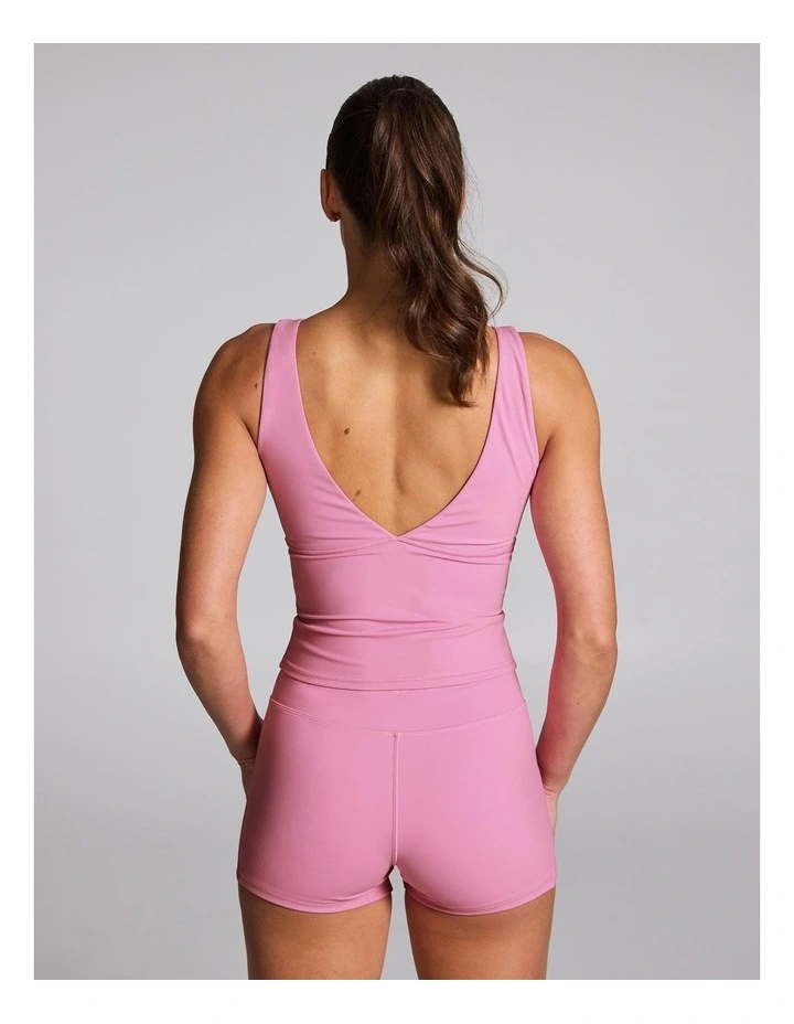 Show Up Singlet in Popular Pink image 2
