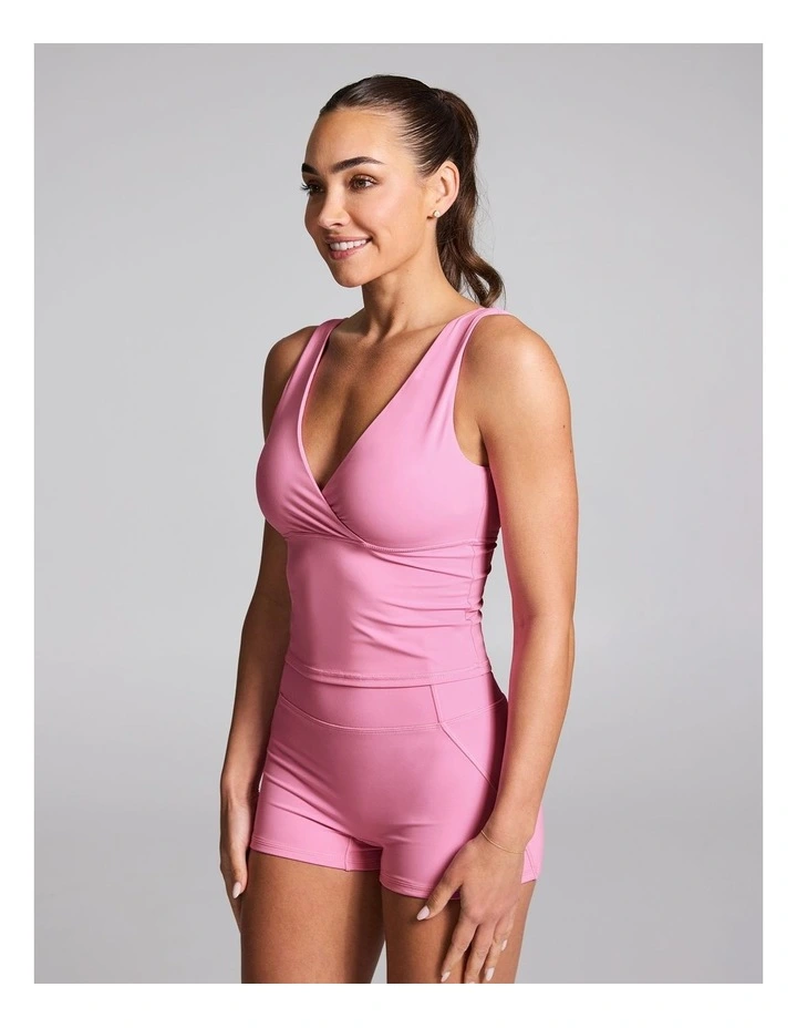 Show Up Singlet in Popular Pink image 3