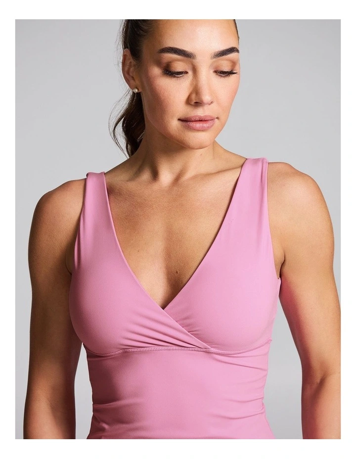 Show Up Singlet in Popular Pink image 4