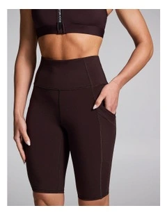 Olympia Pocket Bike Shorts in Blackberry