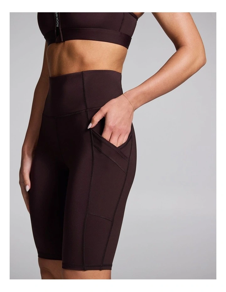 Olympia Pocket Bike Shorts in Blackberry image 3