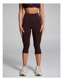 Velocity 3/4 Tights Blackberry