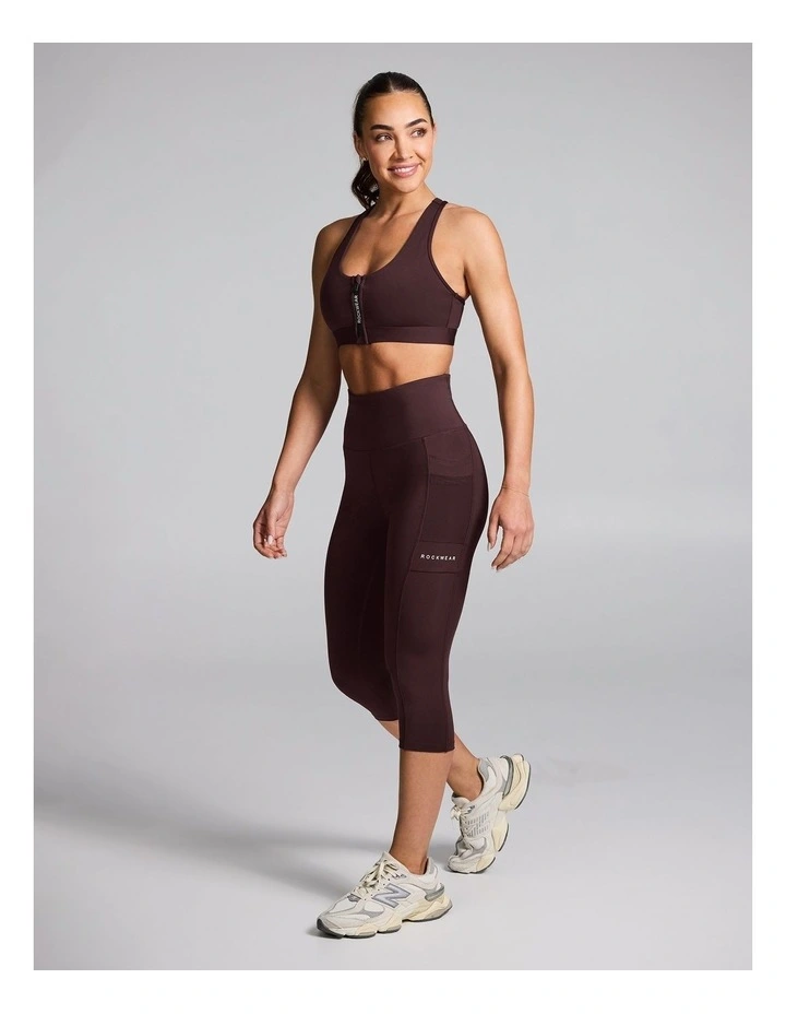 Velocity 3/4 Tights Blackberry image 6