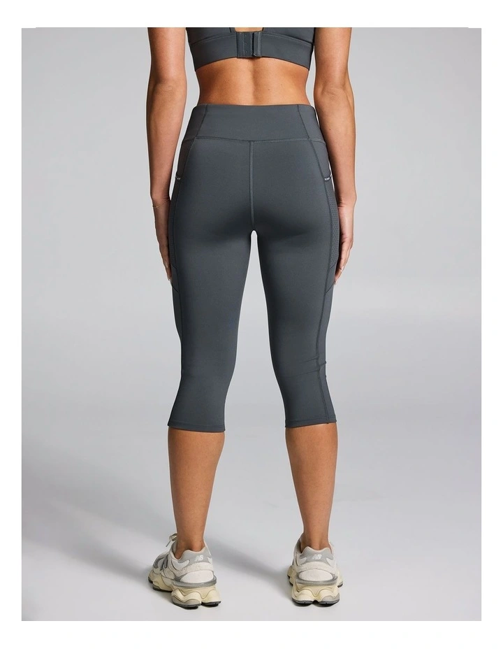 Speed 3/4 Tights Dark Khaki image 2