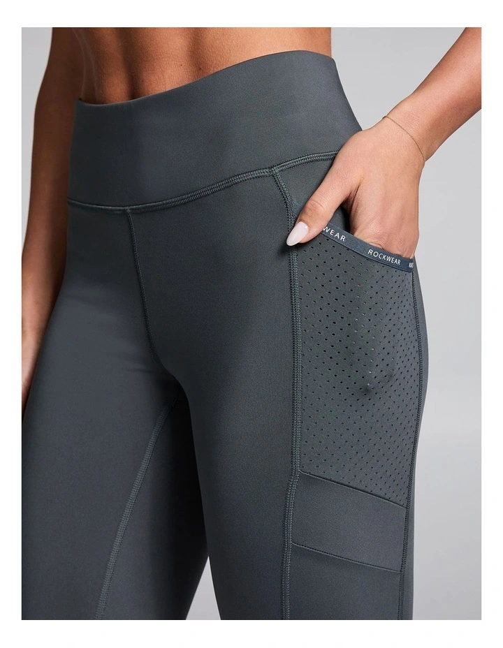 Speed 3/4 Tights Dark Khaki image 4