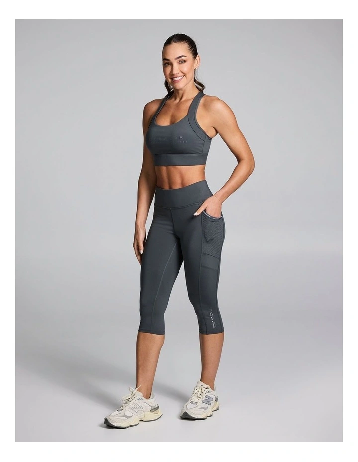 Speed 3/4 Tights Dark Khaki image 5