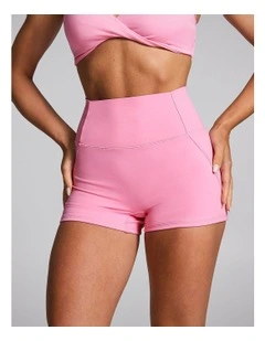 No Front Seam Booty Shorts Popular Pink