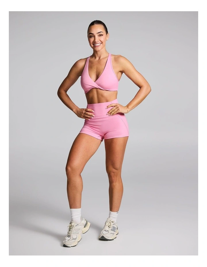 No Front Seam Booty Shorts Popular Pink image 5