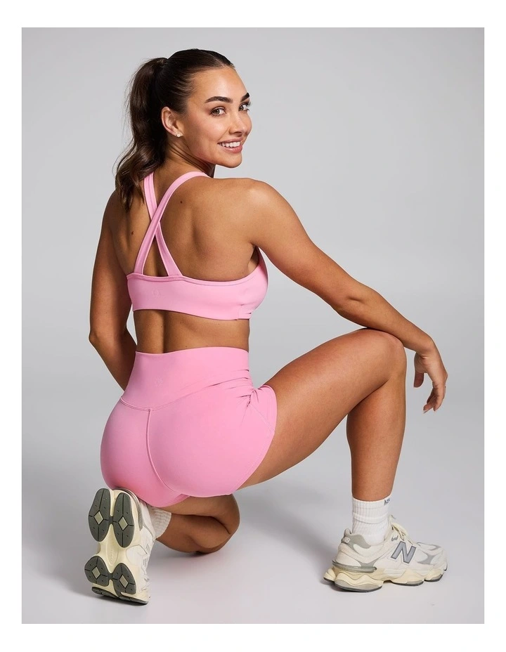 No Front Seam Booty Shorts Popular Pink image 6