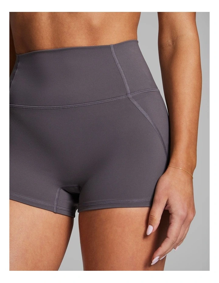 No Front Seam Booty Shorts Smoke image 4