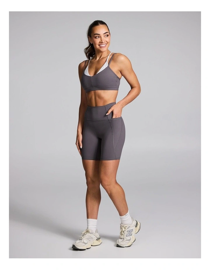 No Front Seam Quad Bike Shorts Smoke image 5