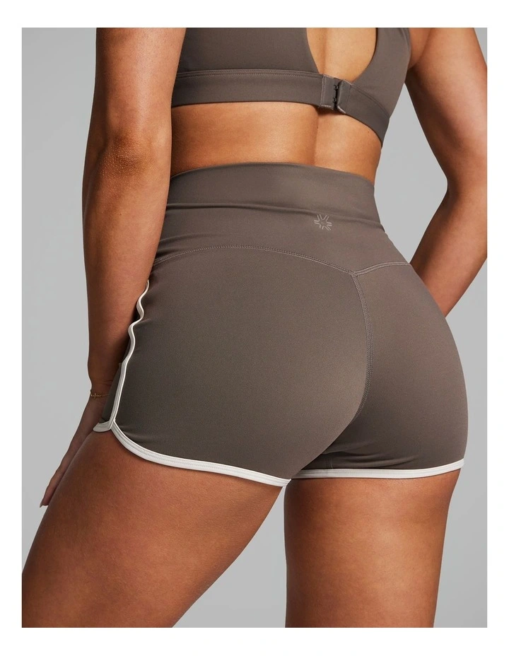 Bind Edge Booty Shorts Burnt in Caramel image 2