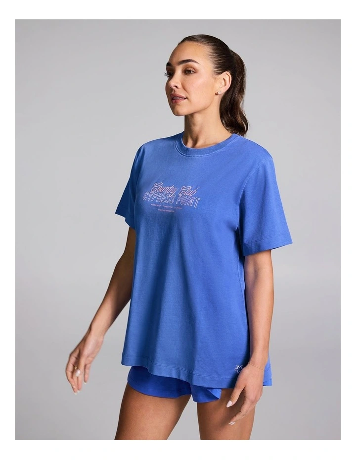 Graphic Tee in Blue image 3