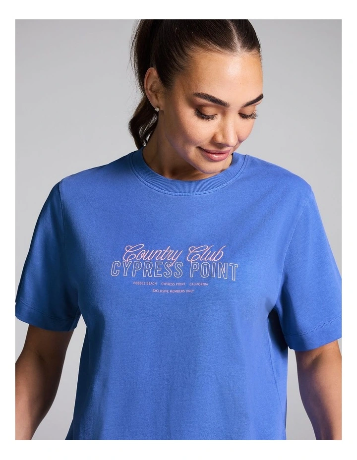 Graphic Tee in Blue image 5