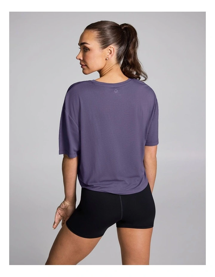 Freestyle Tee in Purple image 2