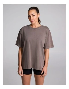Oversize Tee in Brown