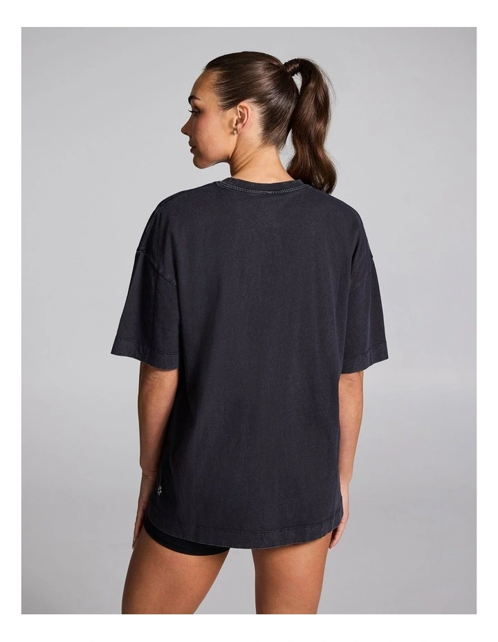 Baggy Fit Tee in Black Acid image 2