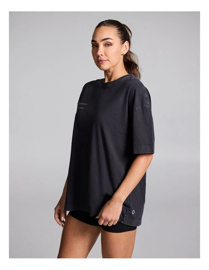 Baggy Fit Tee in Black Acid image 3