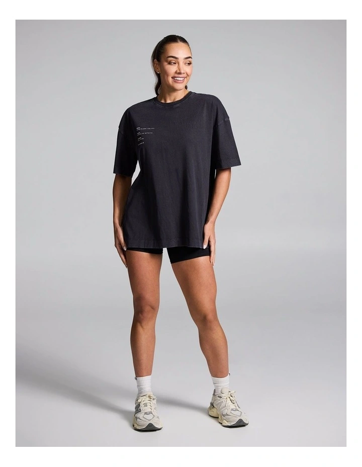 Baggy Fit Tee in Black Acid image 5