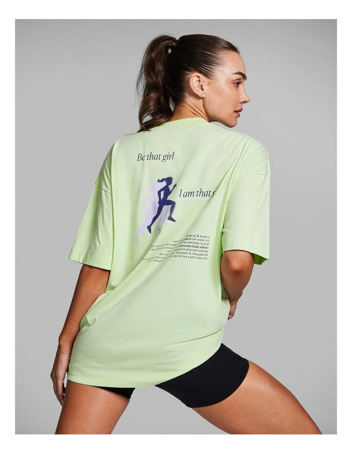Baggy Fit Tee in Lime Soda image 6
