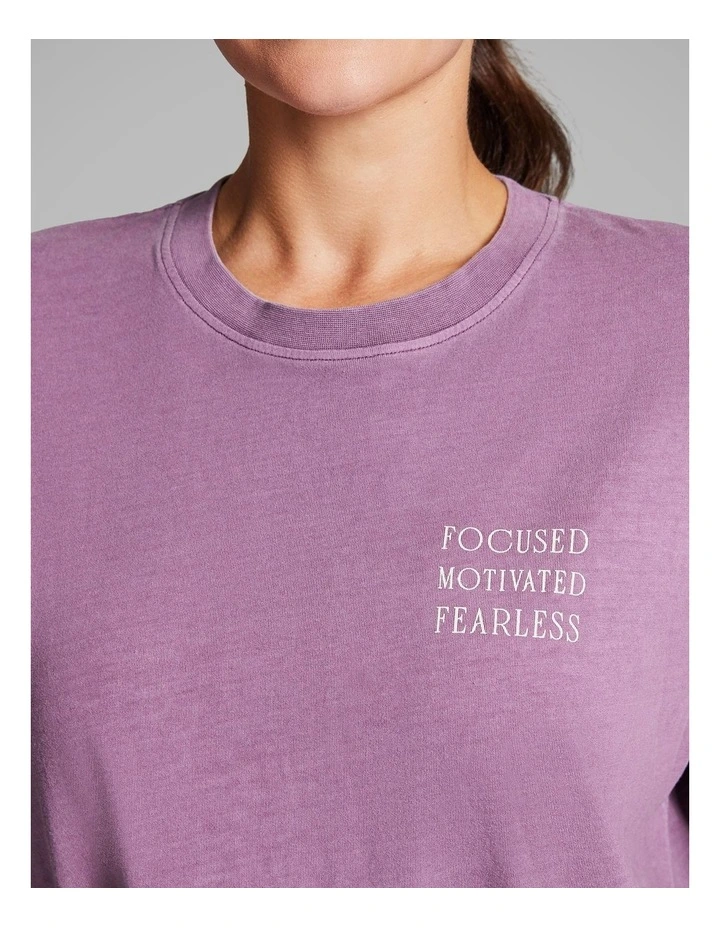 Baggy Fit Tee in Wildberry image 4