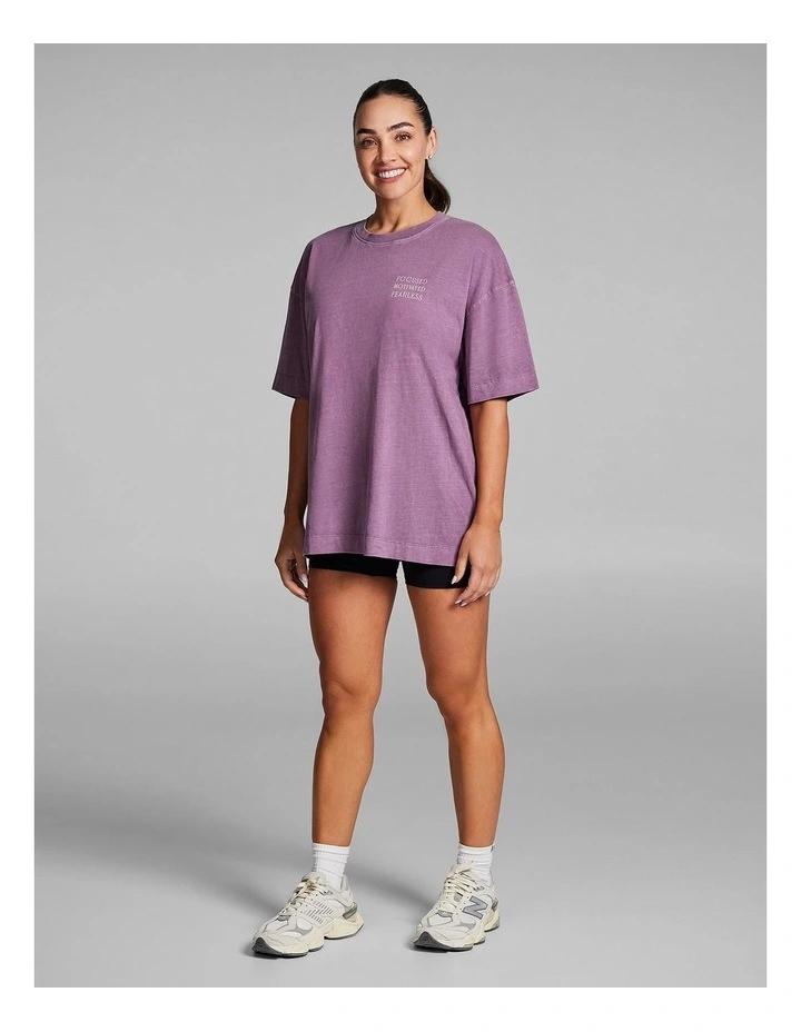 Baggy Fit Tee in Wildberry image 5