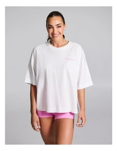 Oversize Boxy Tee in White