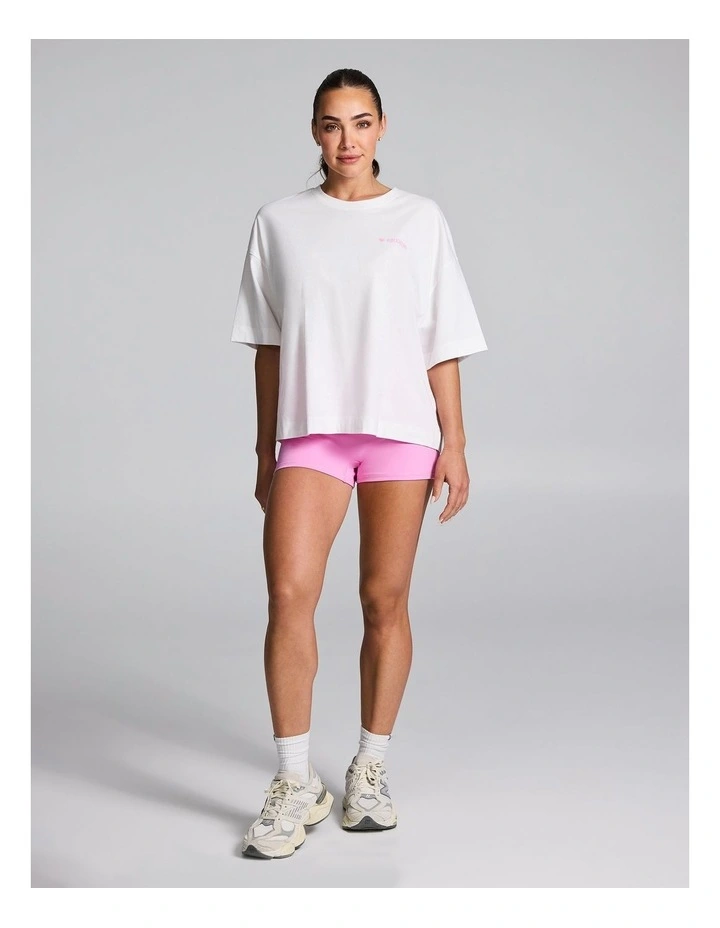 Oversize Boxy Tee in White image 5