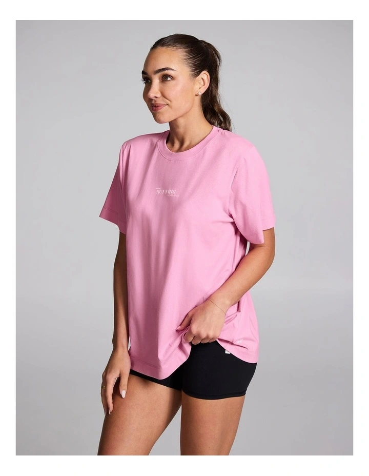 Graphic Tee in Popular Pink image 3