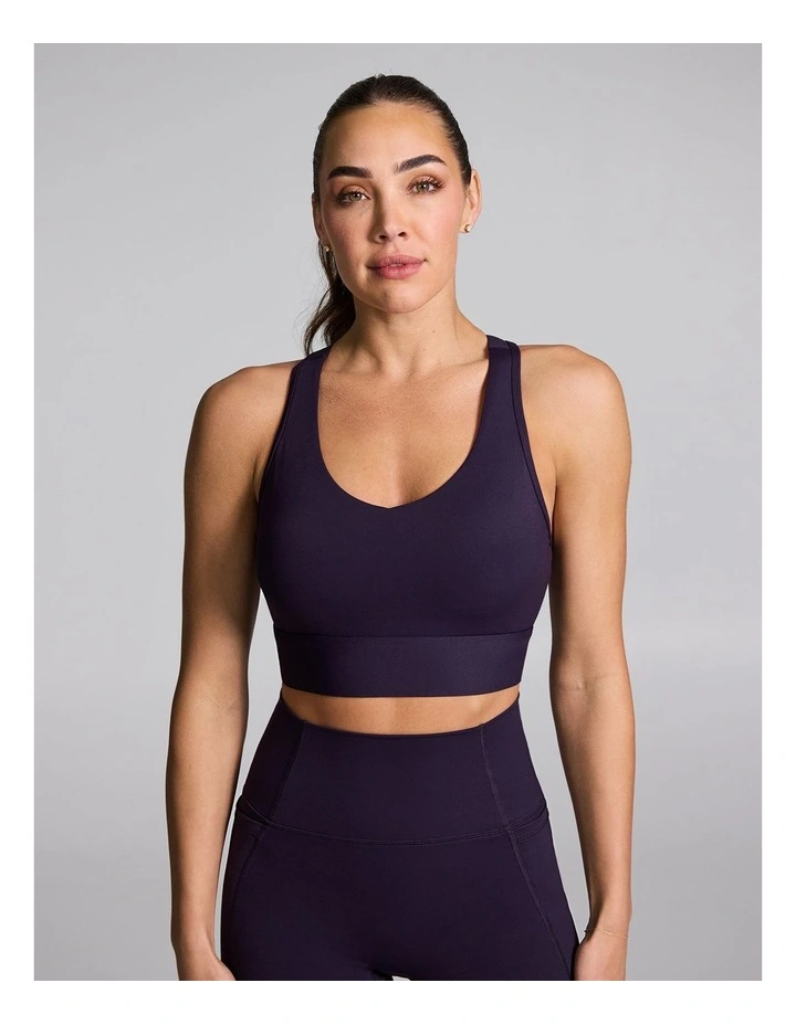 High Impact Sports Bra in Purple image 1