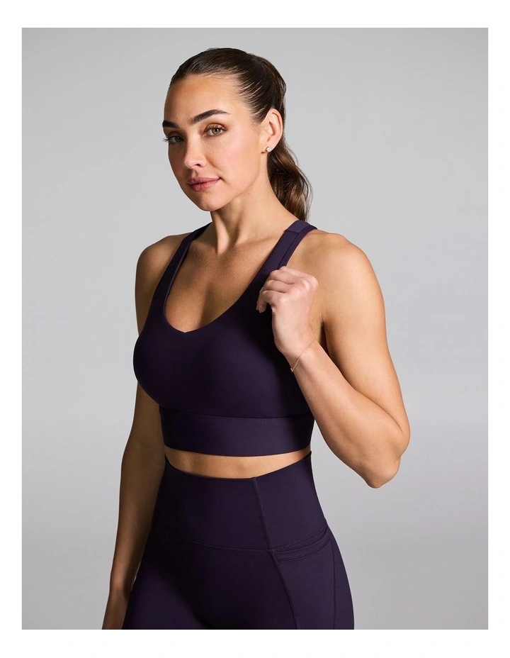High Impact Sports Bra in Purple image 3