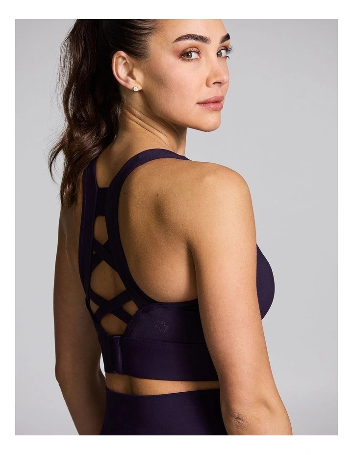 High Impact Sports Bra in Purple image 4