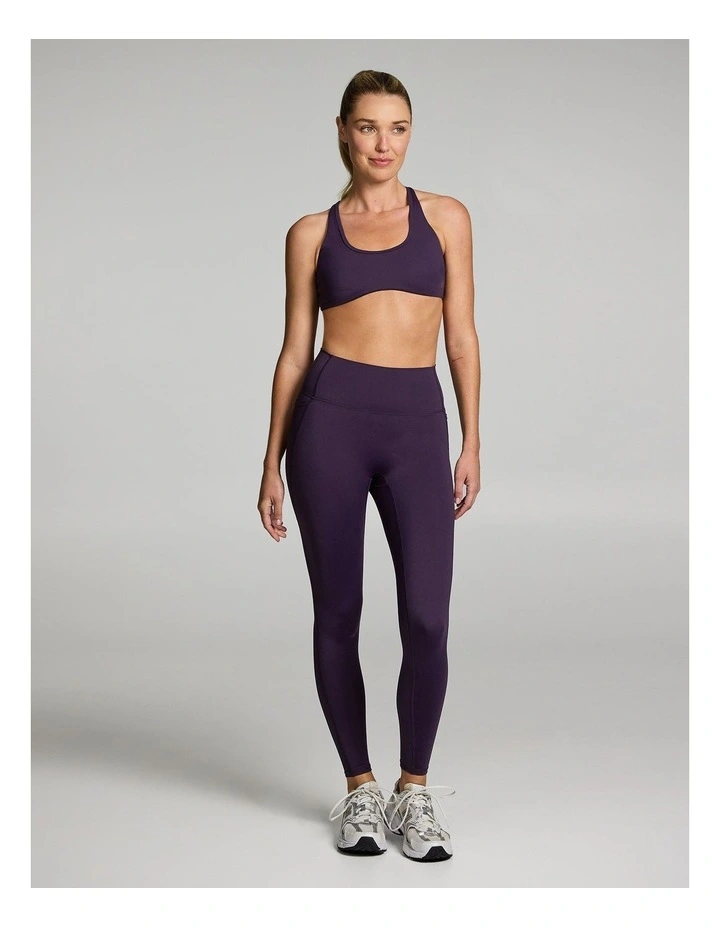 Contour Strappy Low Impact Sports Bra in Plum image 5