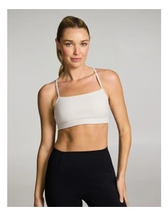 In Action Low Impact Sports Bra in Porcelain