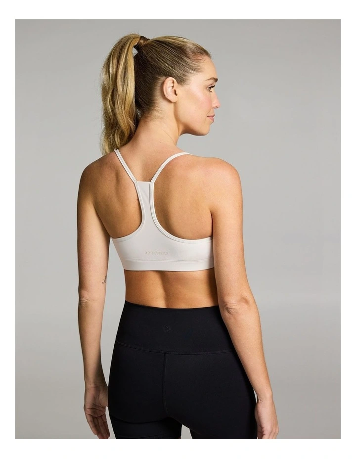 In Action Low Impact Sports Bra in Porcelain image 2
