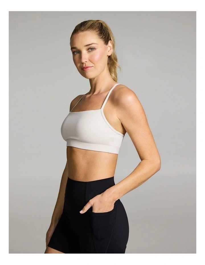 In Action Low Impact Sports Bra in Porcelain image 3