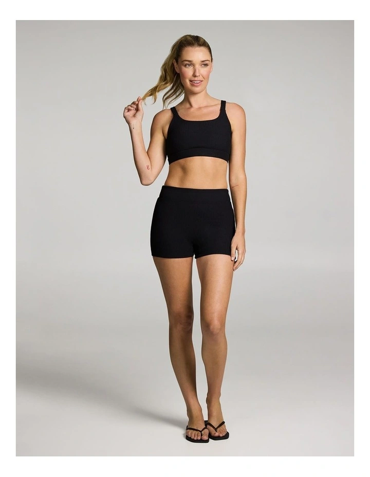 Gym and Swim Medium Impact Sports Bra in Black image 6