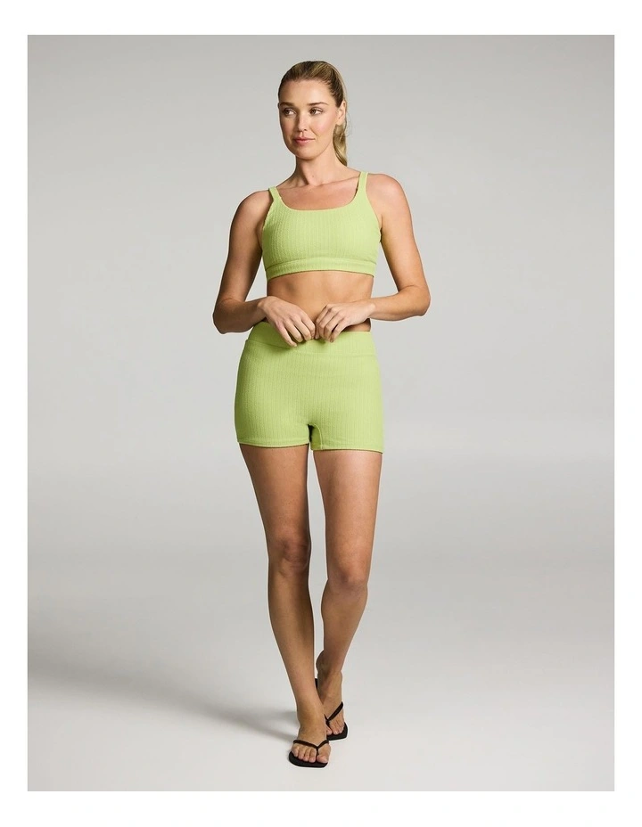 Gym and Swim Medium Impact Sports Bra in Green image 5