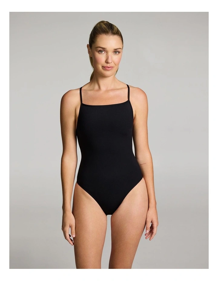 Swim One Piece in Black image 1