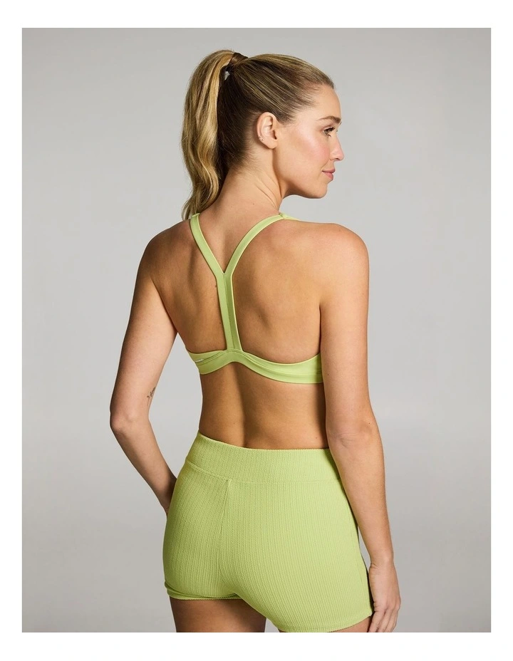 Swim Triangle Crop in Kiwi image 2