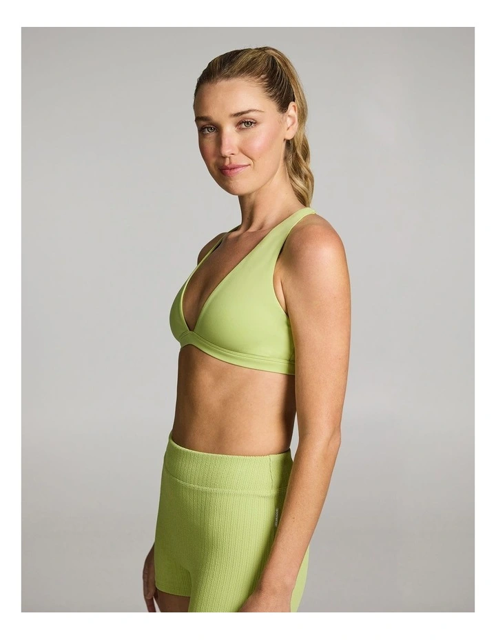 Swim Triangle Crop in Kiwi image 3