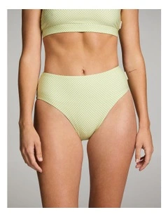 Swim Briefs in Kiwi Check