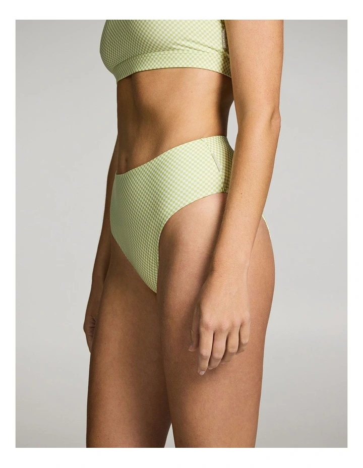 Swim Briefs in Kiwi Check image 3
