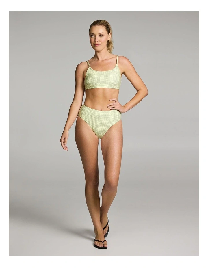 Swim Briefs in Kiwi Check image 6