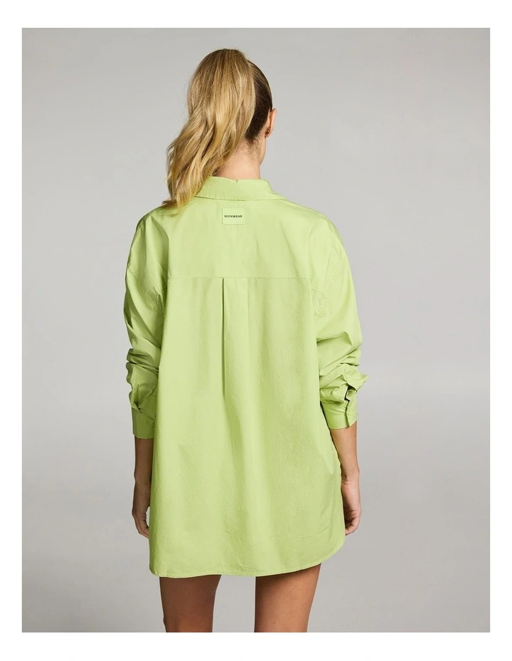 Cotton Shirt in Kiwi image 2