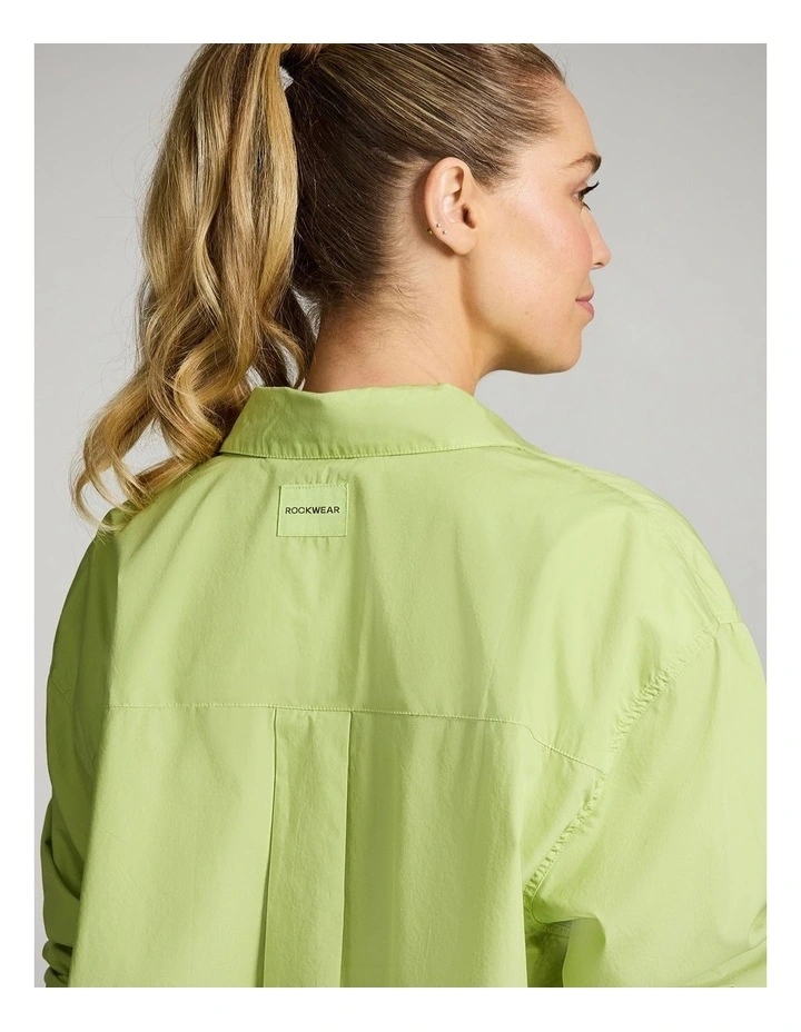 Cotton Shirt in Kiwi image 4