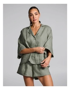 Linen Shirt in Khaki