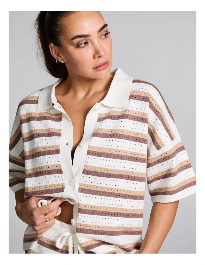 Knit Shirt in Multi image 4